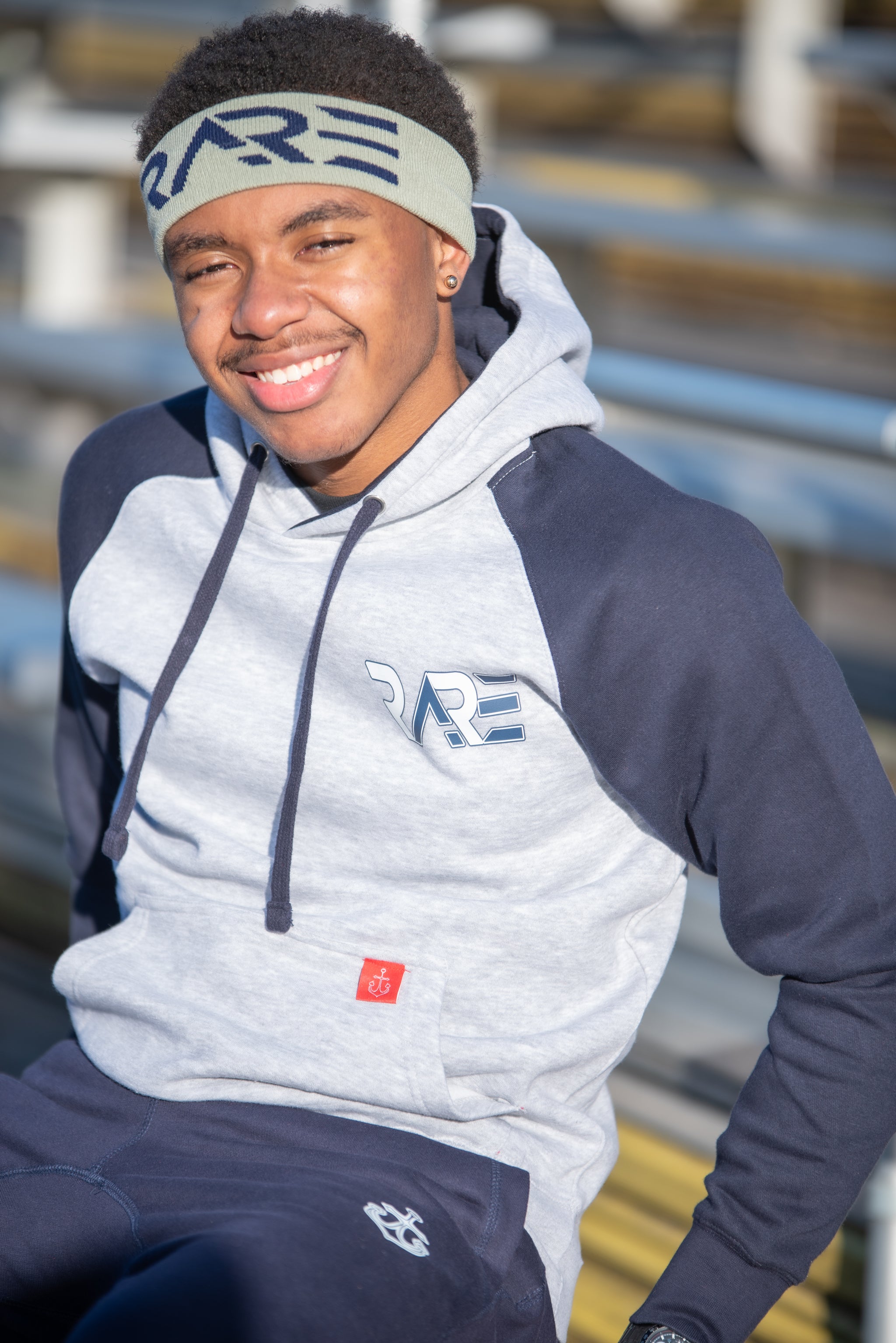 SR 2TONE SWEAT HOODIE-